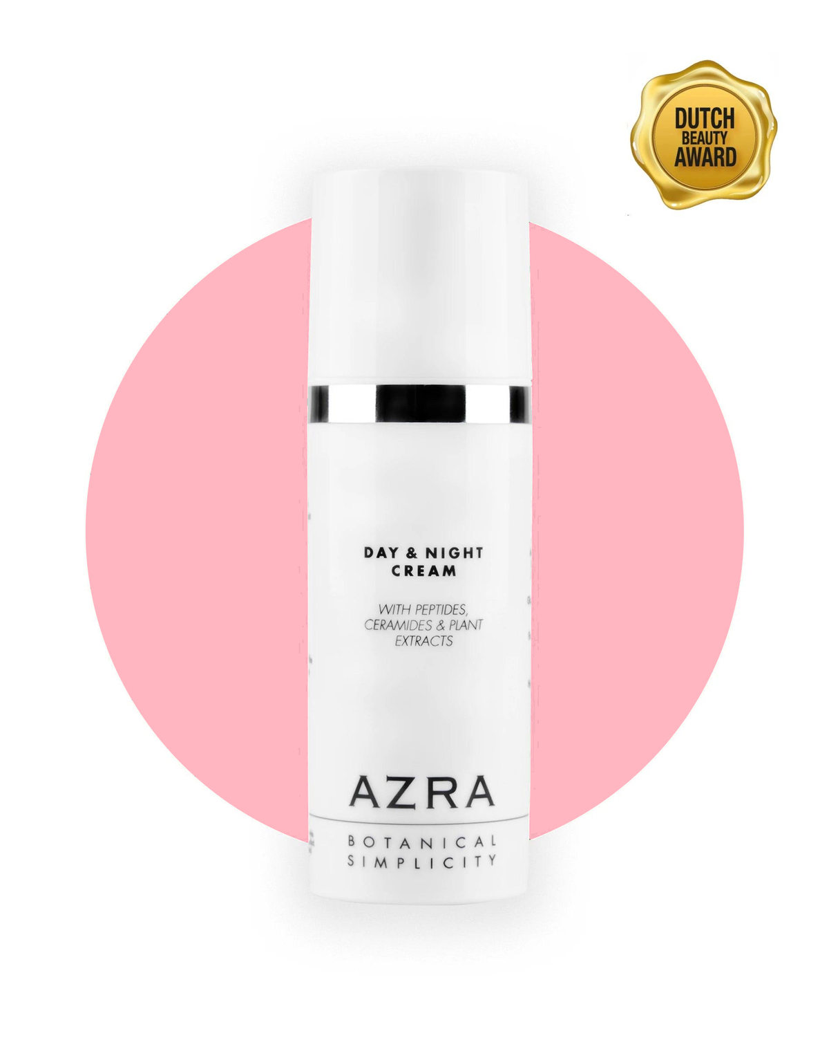 AZRA Day & Night Cream – krema s peptidima 50 ml na ružičastoj podlozi