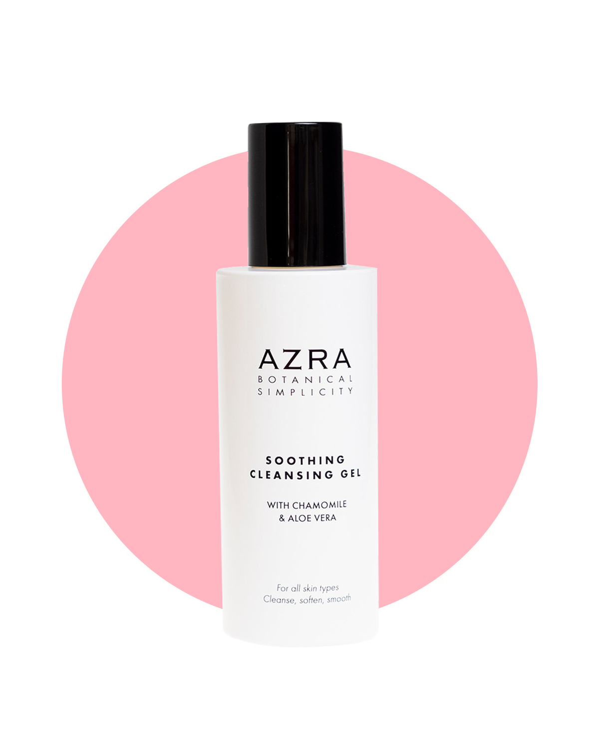 AZRA Soothing Cleansing Gel – gel za čišćenje 100 ml na ružičastoj podlozi