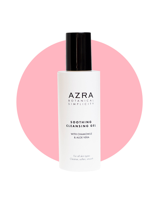 AZRA Soothing Cleansing Gel – gel za čišćenje 100 ml na ružičastoj podlozi